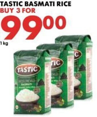 Woolworths Tastic Basmati Rice 1kg offer