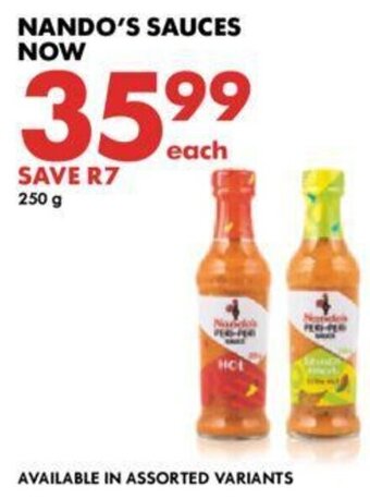 Nando's Sauces 250g