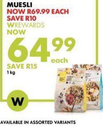 Woolworths Muesli offer