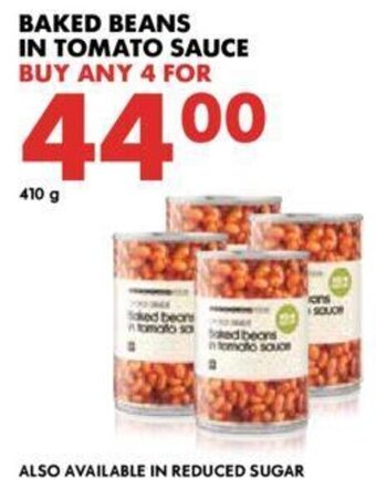 Woolworths Baked Beans In Tomato Sauce 410g offer