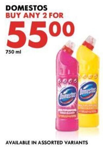 Woolworths Domestos 750ml offer