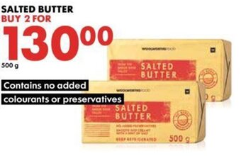 Woolworths Salted Butter 500g offer