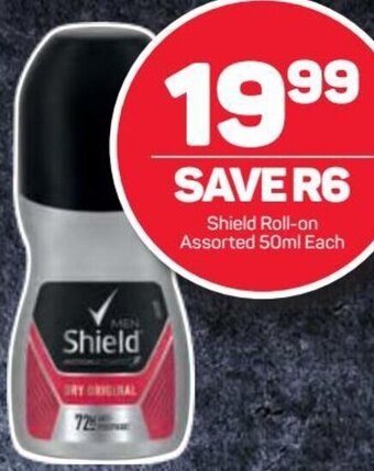 Pick n Pay Shield Roll-On Assorted 50ml offer