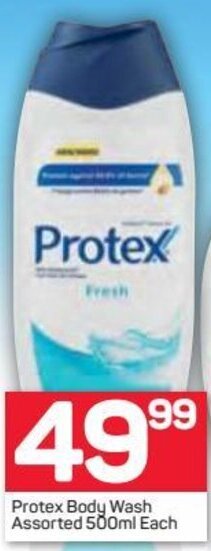 Pick n Pay Protex Body Wash Assorted 500ml offer