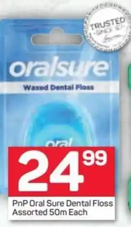 Pick n Pay PnP Oral Sure Dental Floss Assorted 50m offer