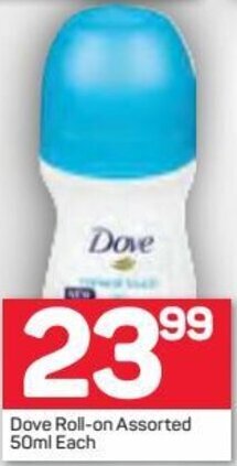 Pick n Pay Dove Roll-On Assorted 50ml offer