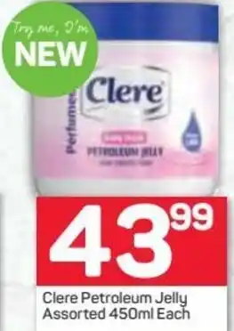 Pick n Pay Clere Petroleum Jelly Assorted 450ml offer