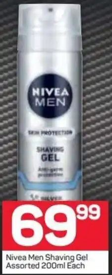 Pick n Pay Nivea Men Shaving Gel Assorted 200ml offer