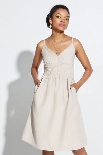 Rage V-neck strappy dress offer