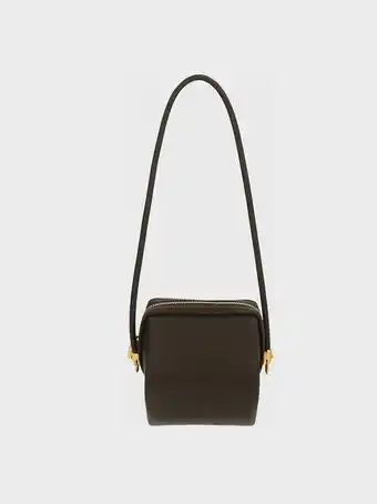 Charles & Keith Ridley chain-link boxy bag - dark moss offer