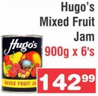Advance Cash n Carry Hugo's Mixed Fruit Jam 900g x 6's offer