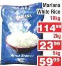 Advance Cash n Carry Mariana White Rice 10kg offer