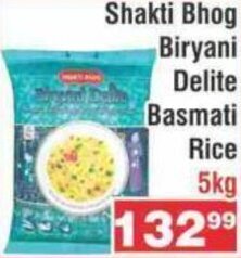 Advance Cash n Carry Shakti Bhog Biryani Delite Basmati Rice 5kg offer