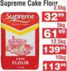 Advance Cash n Carry Supreme Cake Flour 2.5kg offer
