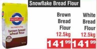 Advance Cash n Carry Snowflake Brown / White Bread Flour 12.5kg offer