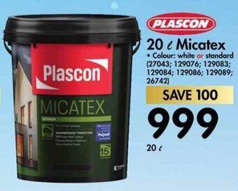 Plascon 20L Micatex