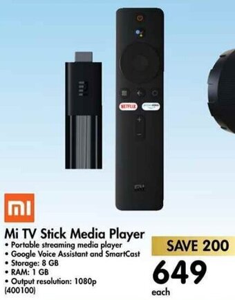 Makro Mi TV Stick Media Player offer