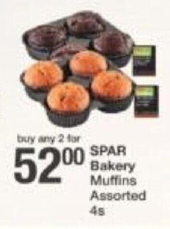 Spar SPAR Bakery Muffins Assorted 4s offer