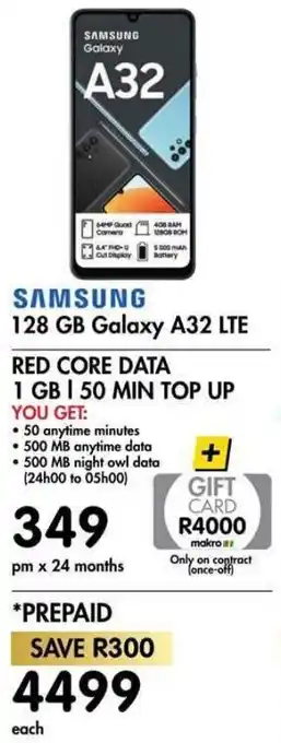 Makro Samsung Galaxy A32 LTE 128GB offer