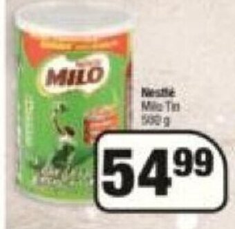 Spar Nestle Milo Tin 500g offer