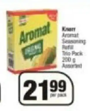 Spar Knorr Aromat Seasoning Refill Trio Pack 200g offer