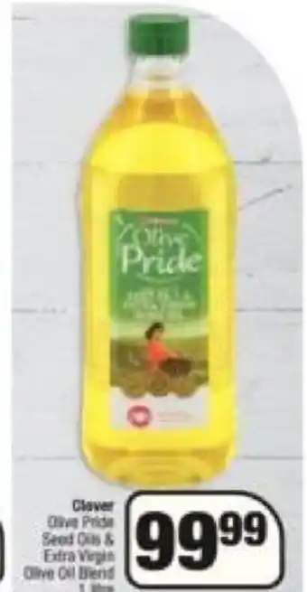 Spar Clover Olive Pride Seed Oils & Extra Virgin Olive Oil Blend 1 Litre offer