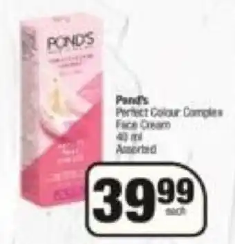 Spar Pond's Perfect Colour Complex Face Cream 40 ml Assorted offer