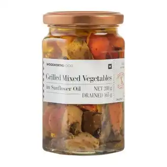 Woolworths Grilled mixed vegetables in sunflower oil 280 g offer