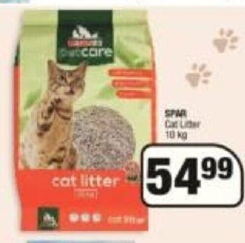 Spar SPAR Cat Litter 10kg offer