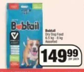 Spar Bobtail Dry Dog Food 6.5kg - 8 kg Assorted offer
