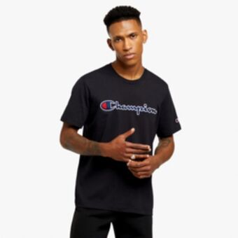 Sportscene Champion men's rochester black t-shirt offer