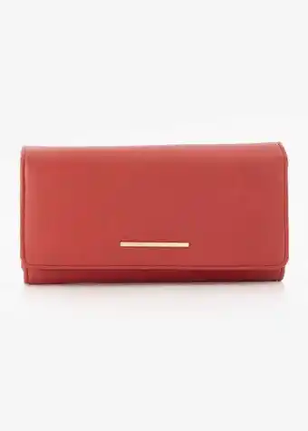 Bar trim flap purse