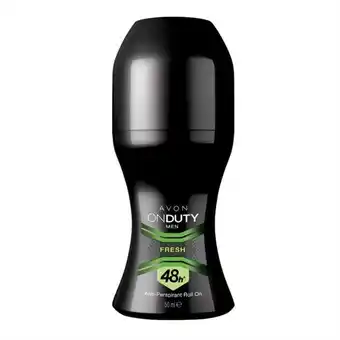 AVON On duty men’s fresh roll-on 50ml offer