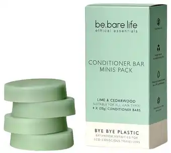 Faithful to Nature Be.bare mini conditioner bars offer
