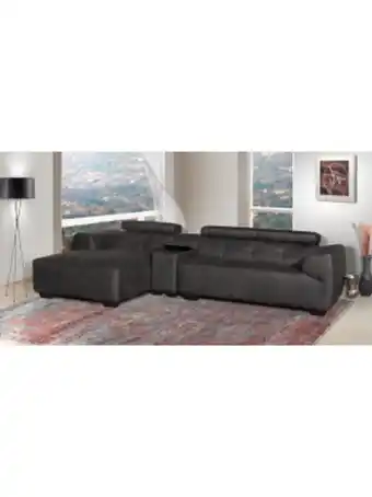 Alexia 3pce corner fabric sheen grey lounge suite *g*