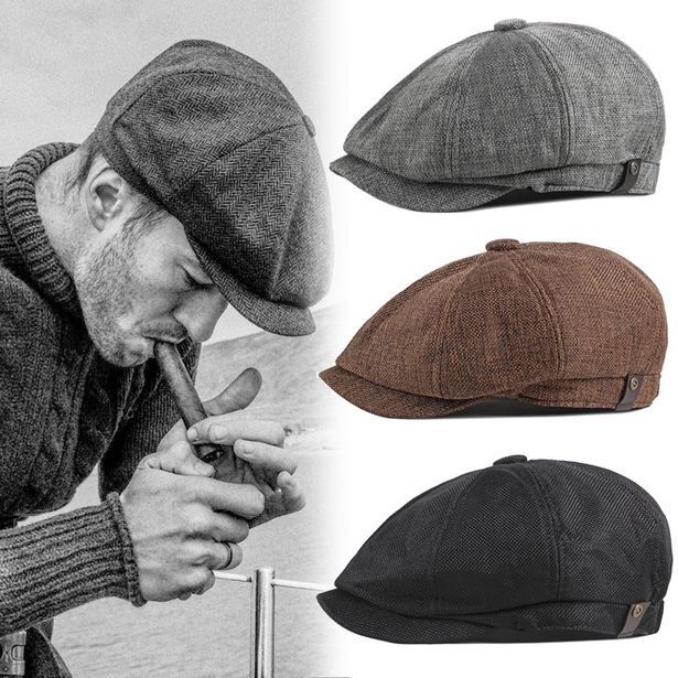 Peaky newsboy irish style fuller fit tweed peak cap offer at OneDayOnly