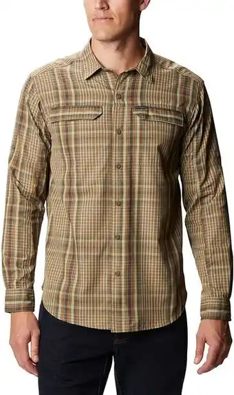 Men's silver ridge 2.0 long sleeve shirt in delta multi plaid