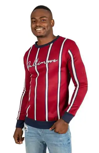 Mens striped sweater