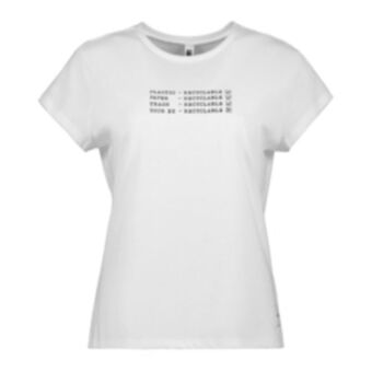 The FIX Women's white recycled graphic t-shirt offer