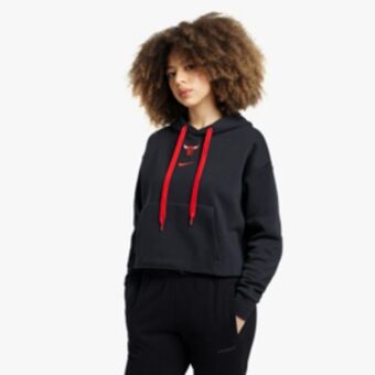 Sportscene Nike women's chicago bulls courtside black hoodie offer