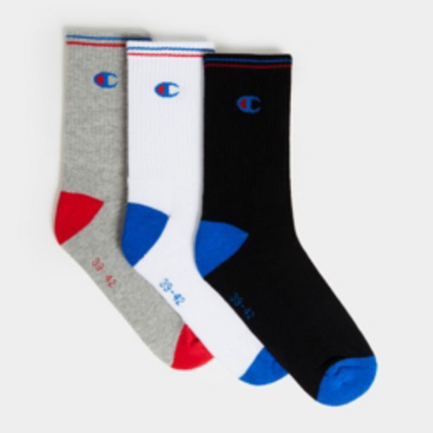 Sportscene Champion 3-pack multicolour socks offer