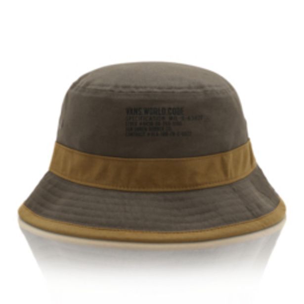 Vans undertone green bucket hat offer at Sportscene