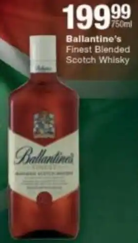 Checkers Ballantine's Finest Blended Scotch Whisky 750ml offer