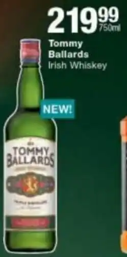 Tommy Ballards Irish Whisky 750ml