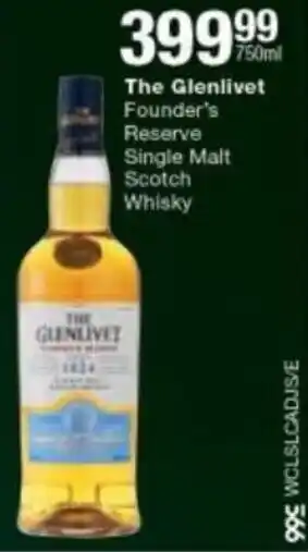 Checkers The Glenlivet Founder's Reserve Single Malt Whisky 750ml offer