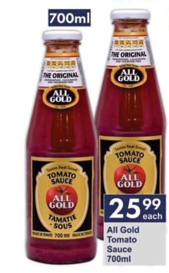 President Hyper All Gold Tomato Sauce 700ml offer