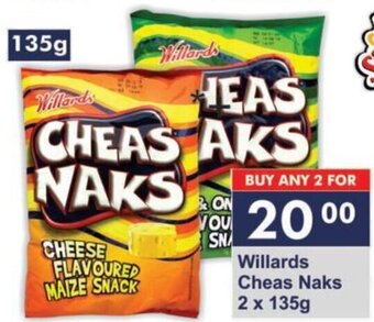 President Hyper Willards Cheas Naks 2 x 135g offer