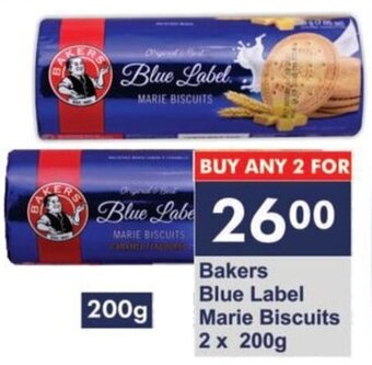 President Hyper Bakers Blue Label Marie Biscuits 2 x 200g offer