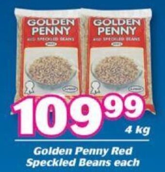Golden Penny Red Speckled Beans 4kg