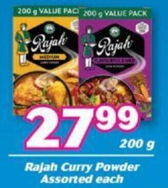 Cambridge Food Rajah Curry Powder Assorted 200g offer